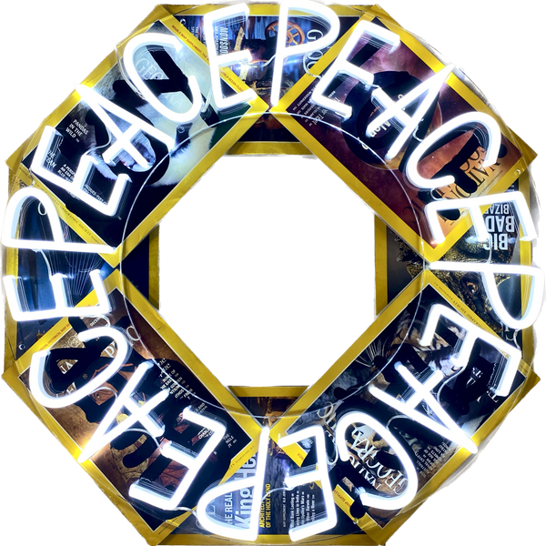 Neon etch a sketch shop