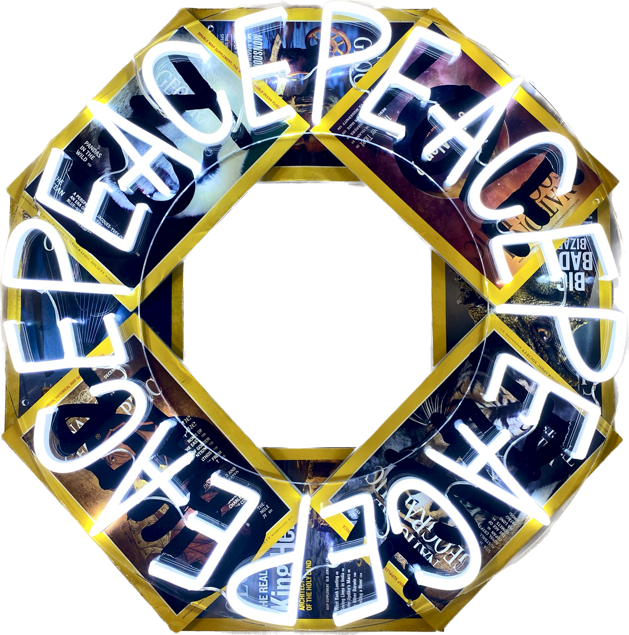 LK x Sketch & Etch Neon Wreath for Children's Action Network