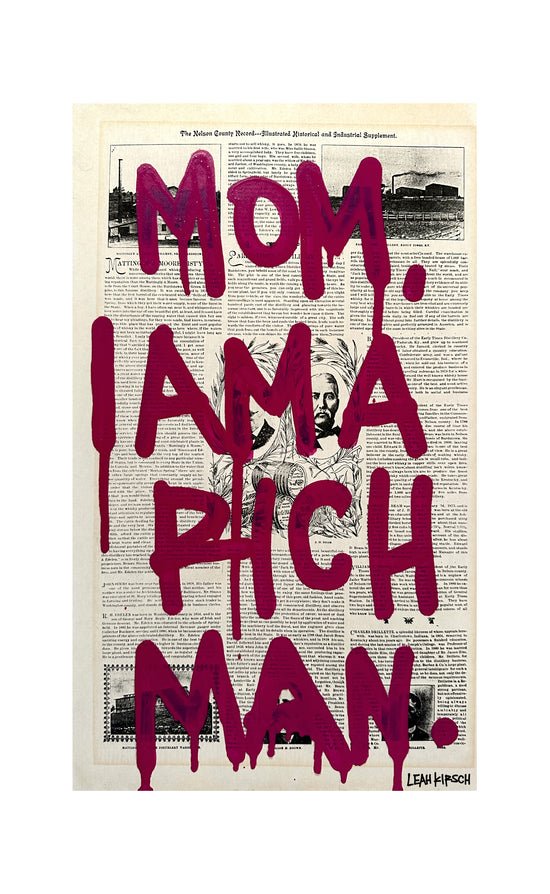 "Mom, I Am A Rich Man" Print