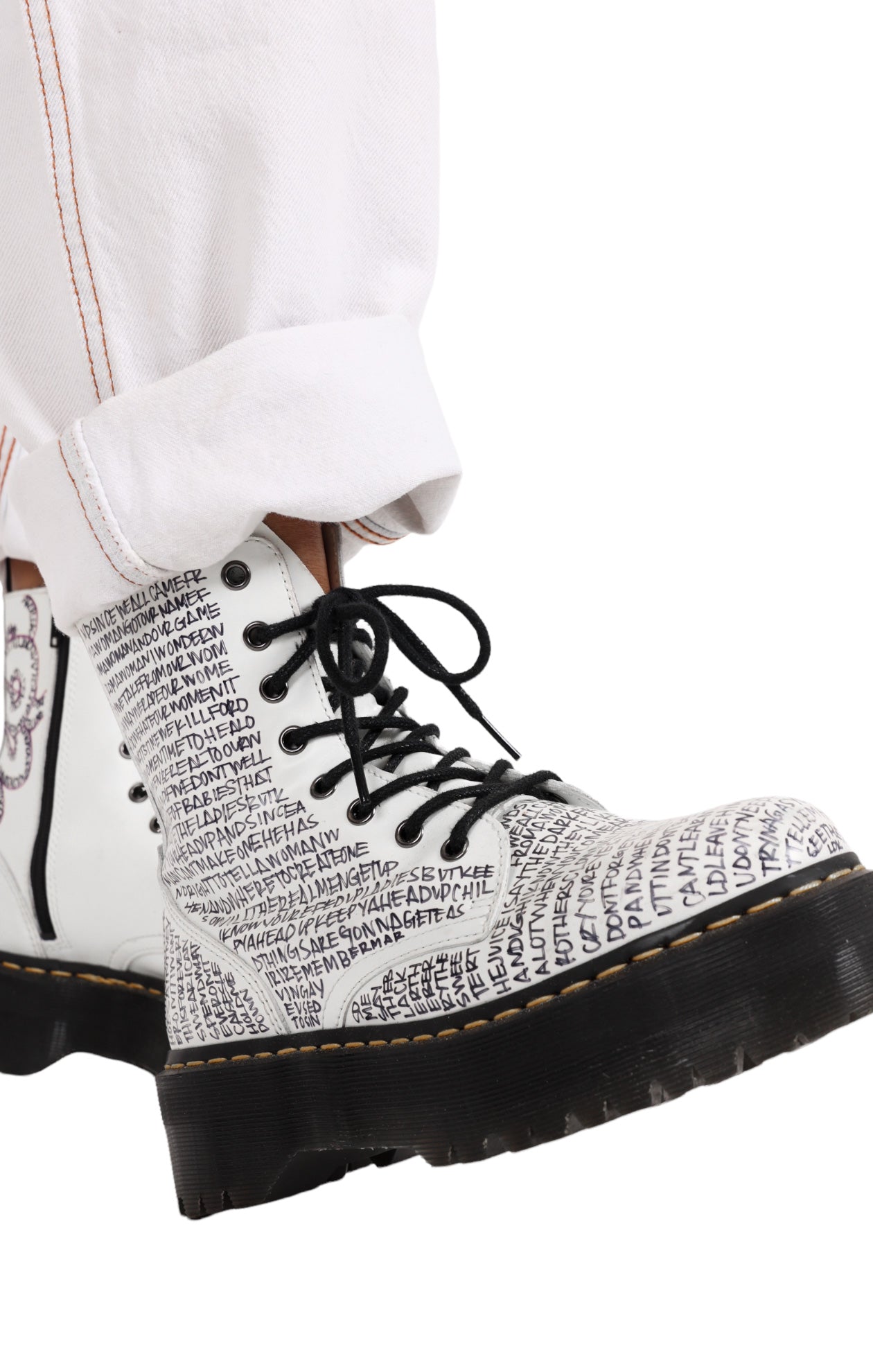 White doc clearance martens jadon