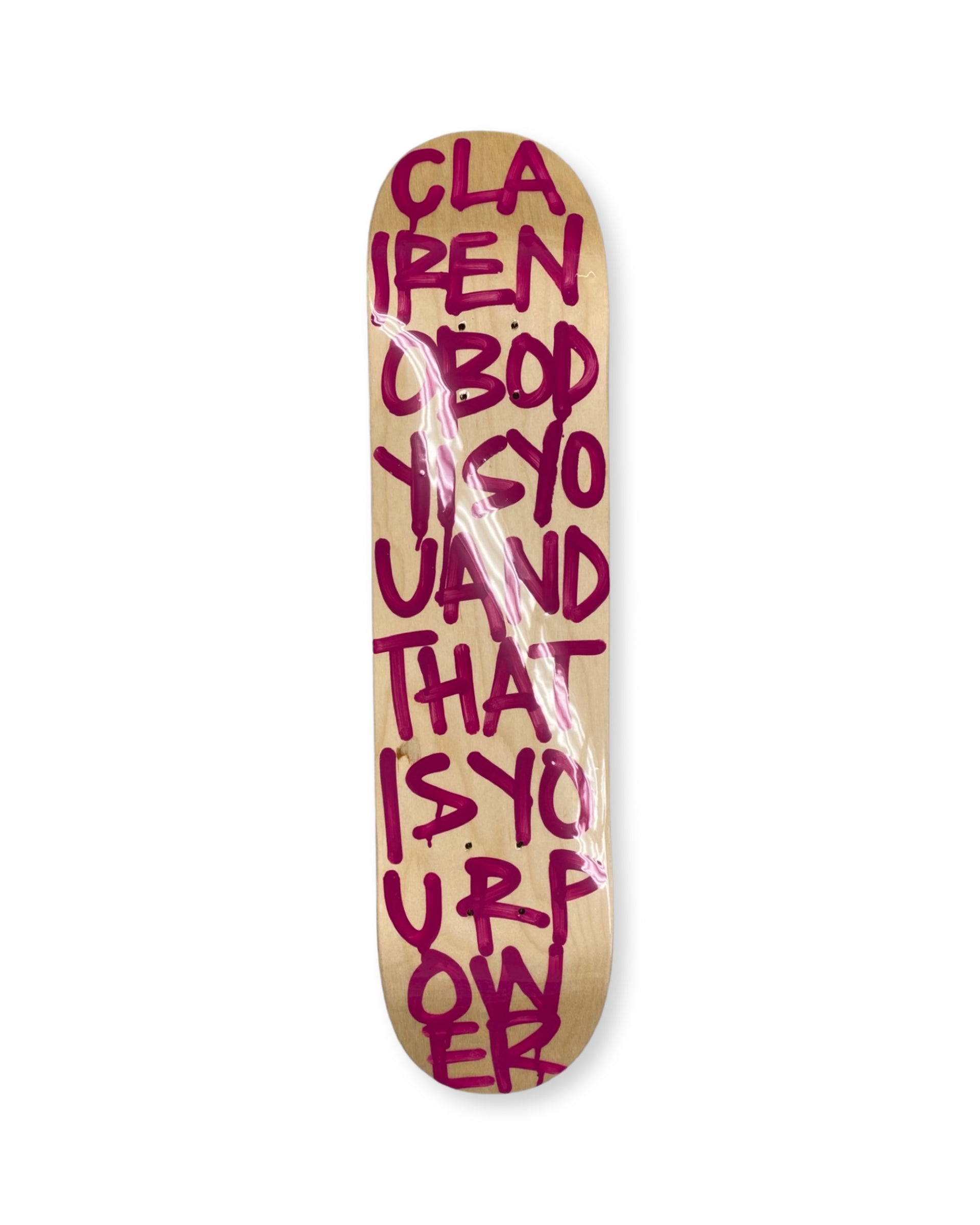 LK Custom Skate Deck [BIG LETTERS]